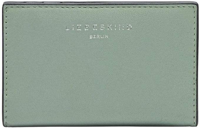 LIEBESKIND BERLIN Leren Kaarthoes Cloud Sheep Natural Lilith Card Case Forest Green Groene