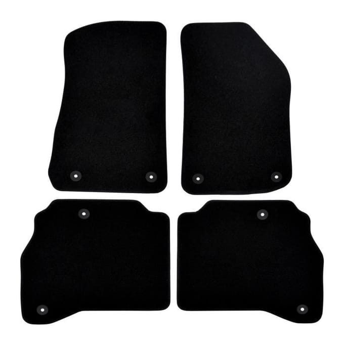 Tapis de sol - Jeep - Gladiator - Noir - 4 pièces - Renforcé sous les pédales