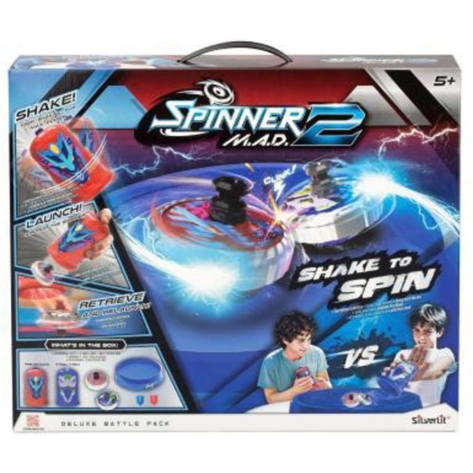 Spinner MAD 2 Deluxe Battle Pack - 2 Shakers, 2 Spinners, 1 Battle Arena