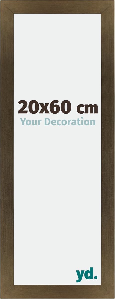Your Decoration - Fotolijst 20x60 cm - MDF - Brons Decor - Mura