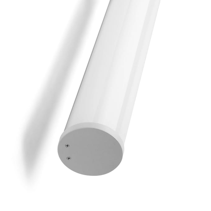 TECNICO by Sforzin Pirgos LED wandlamp, 200 cm breed, wit, kunststof