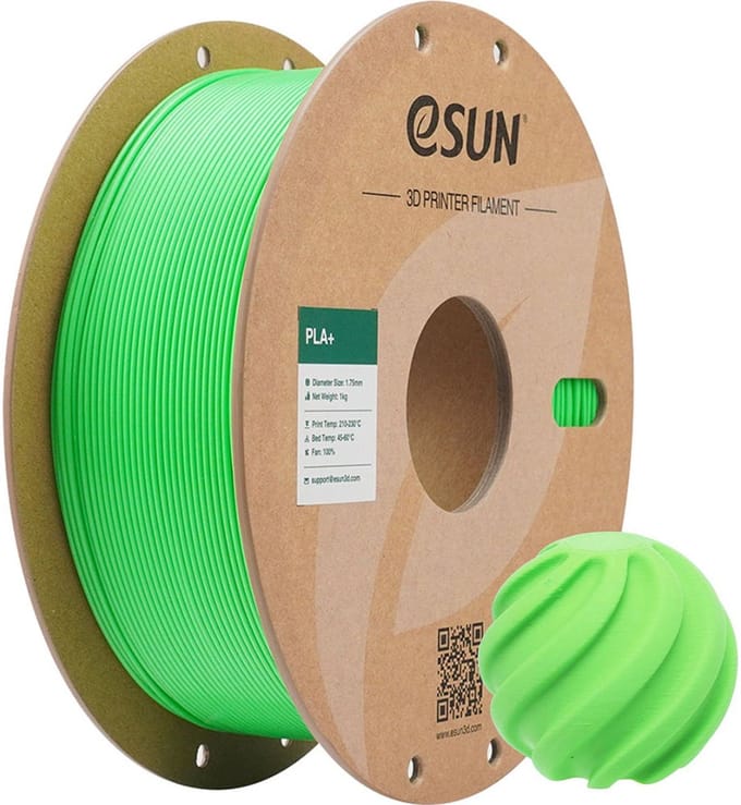 eSun PLA+ RGB Groen / RGB Green 1 kg - 1.75mm - 3D printer filament