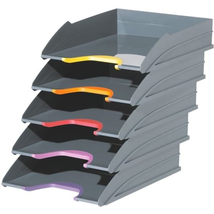 Durable set van 5 brievenbakken Varicolor assortiment