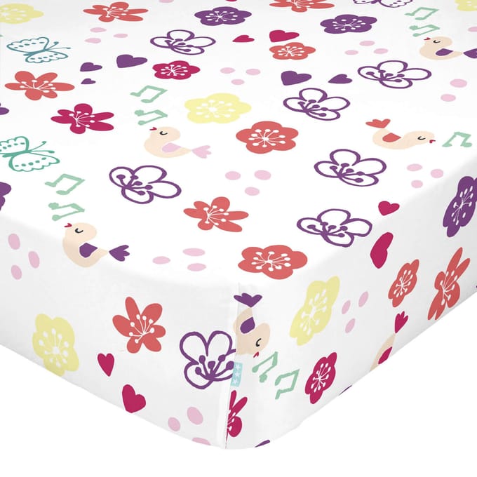 Kinderhoeslaken Cherry Blossom | Moshi Moshi