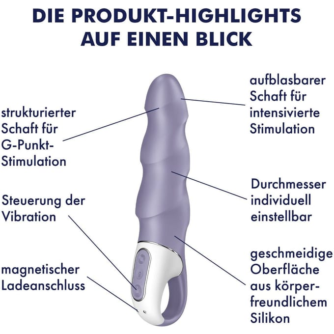 Satisfyer 'Air Pump Vibrator 1', 20,5 cm