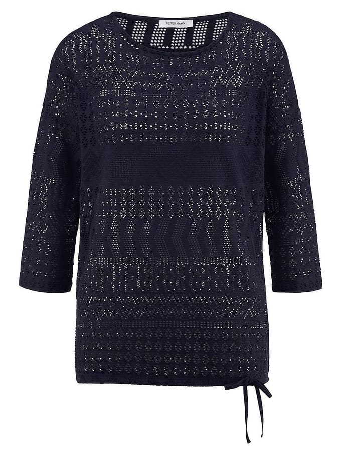 Shirt Van Peter Hahn blauw