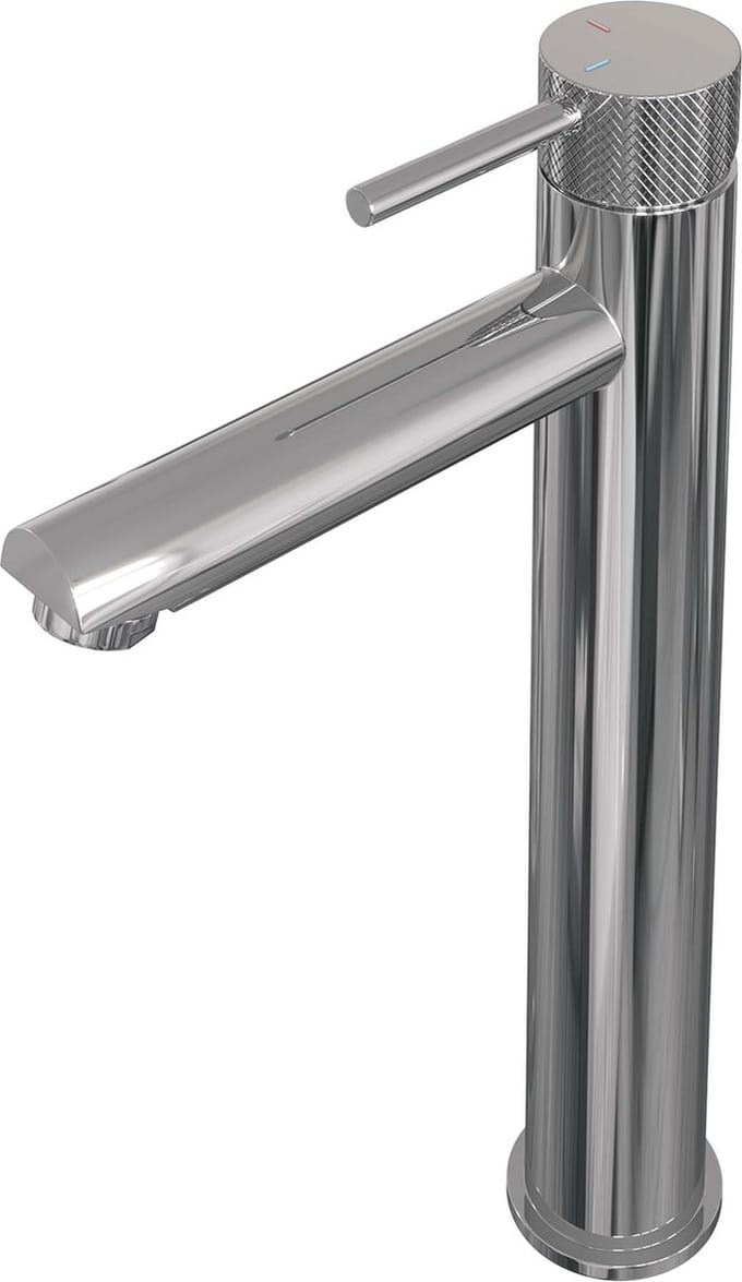 Brauer Chrome carving Wastafelmengkraan opbouw - hoog - model a - chroom