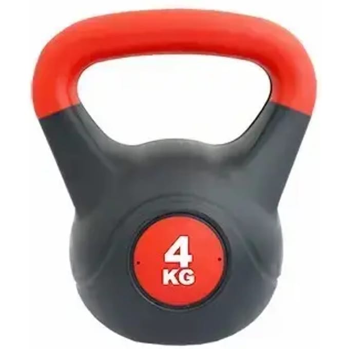 Pvc Kettlebell Rojo/Black 4 Kg