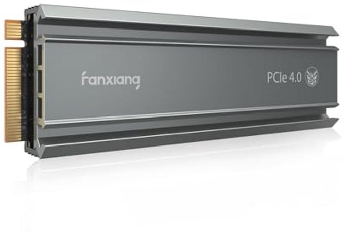 4TB PCIe 4.0 NVMe M.2 SSD - Interne Solid State Drive met Koellichaam tot 5000 MB/s