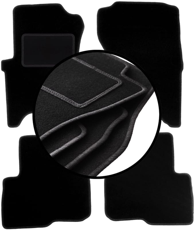 Complete set veloursmatten voor: Land Rover Discovery III SUV (2004-2011)