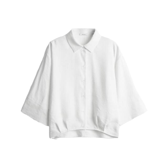 Loose fit blouse met korte mouwen van modalmix model 'Fotori'