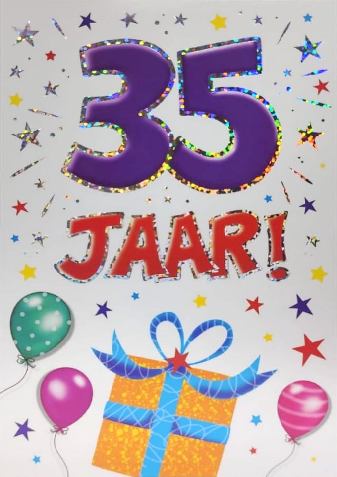 Verjaardagskaart - That Funny Age - 35 jaar - Met Envelop - Per stuk