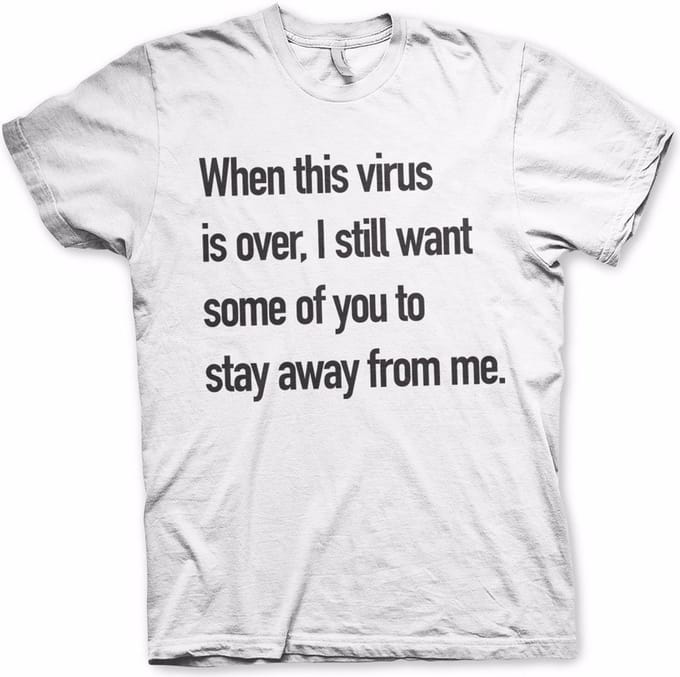 Hybris Stay Away From Me T-shirt White