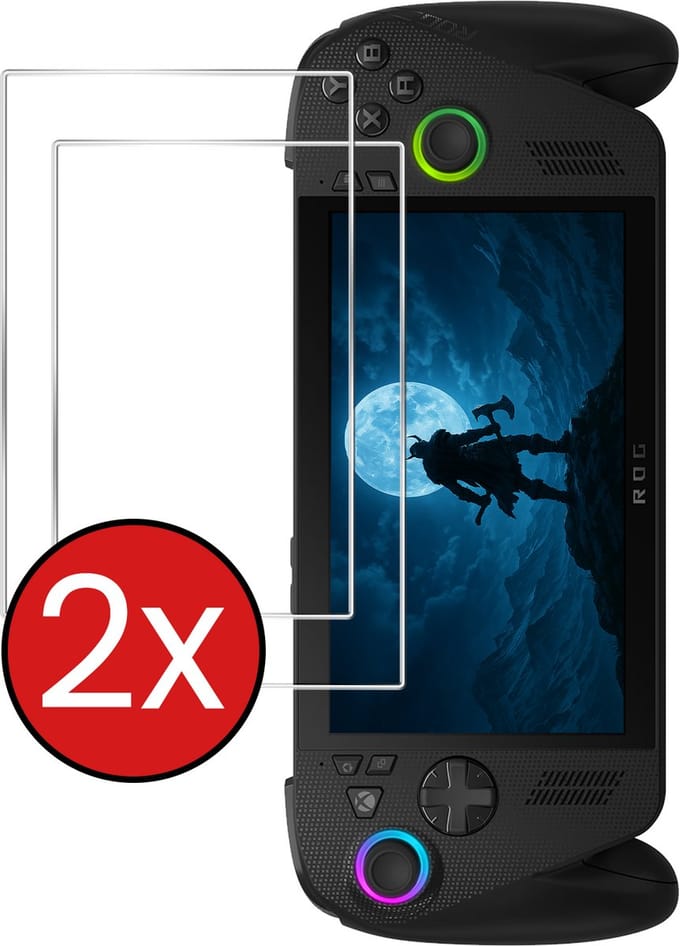 Screenprotector Geschikt voor Xbox Ally X Screenprotector Tempered Glass Screen Protector Gehard Glas - 2 PACK