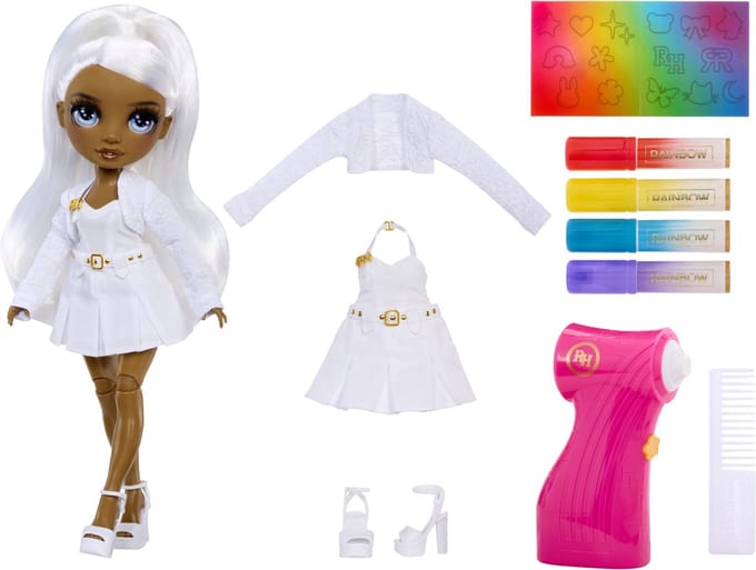 Rainbow High Air Brush & Create Fashion - Grijs Oog - Creëer en Spray