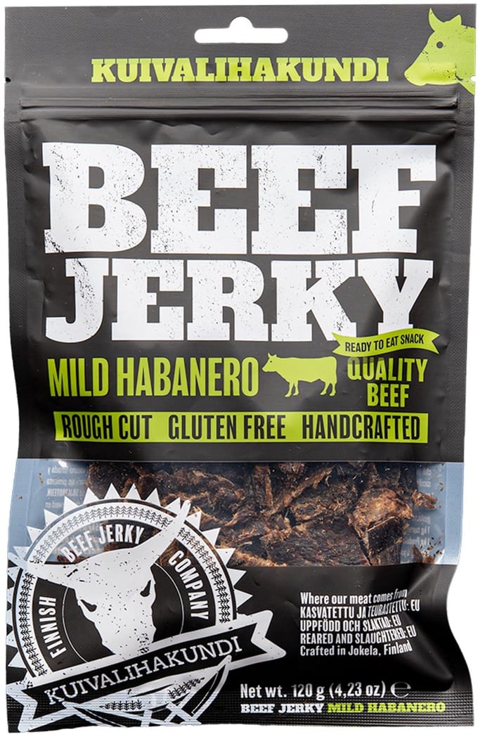 Kuivalihakundi - Beef Jerky Mild Habanero - 2 x 120g