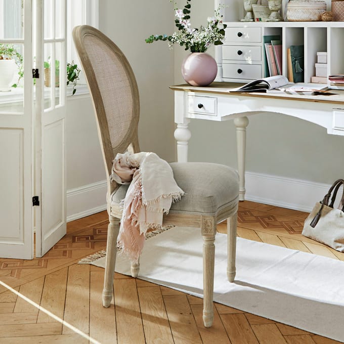 LOBERON Stoel Danube antiekbeige