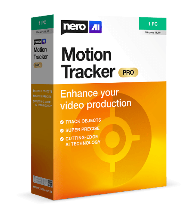 Nero Motion Tracker PRO Levenslang