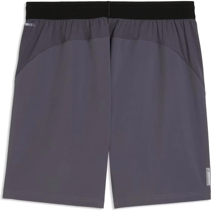 Short met elastische band en logo