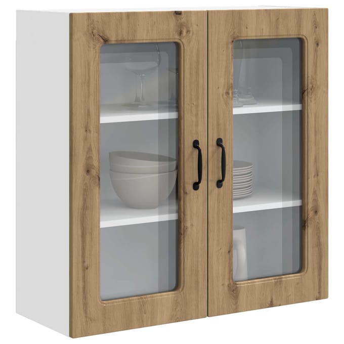 vidaXL - Vaatwasserpaneel - Kalmar - Artisan - Eiken - 80 - x - 31 - x - 80 - cm