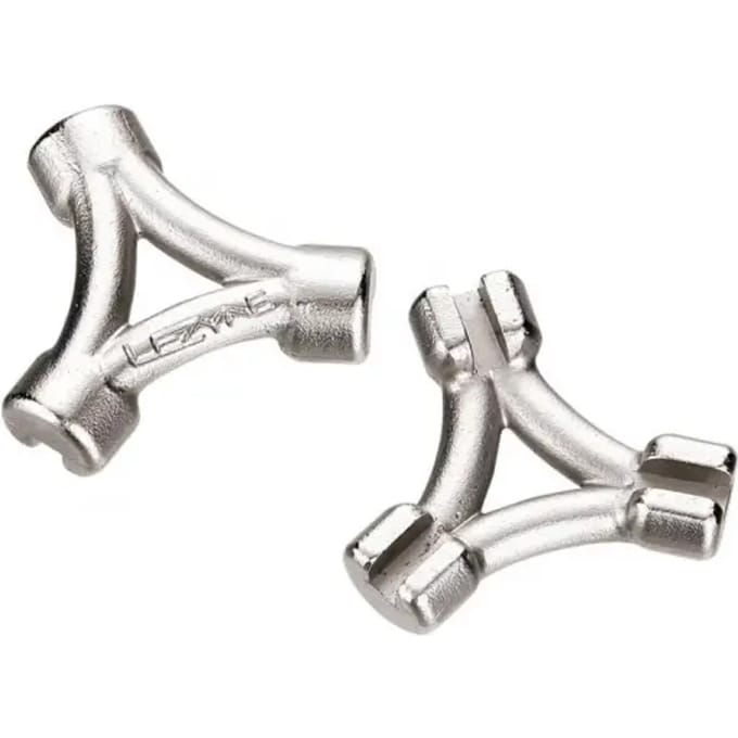 LEZYNE 3-WAY SPOKE WRENCH HI POLISH SILVER