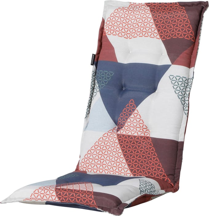 Madison - Tuinkussen - Universeel - Hoge Rug - Triangle Blue - 123x50cm - Blauw