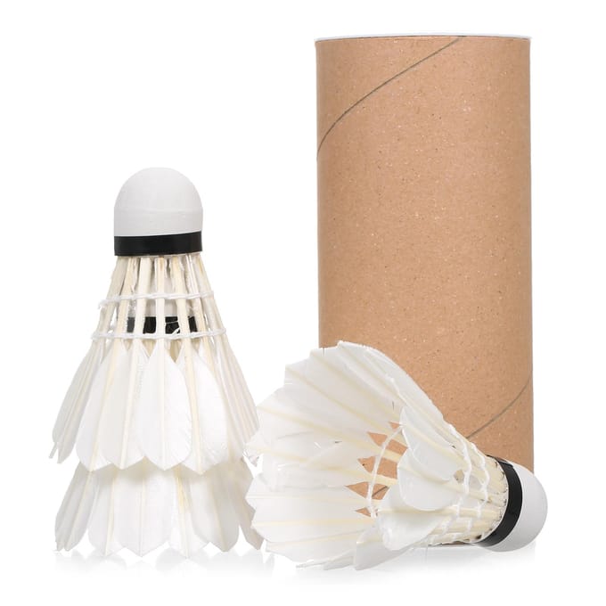 Volants de Badminton, 3 pièces, balles de sport d'intérieur et d'extérieur, coupe-vent avec un excellent 3pcs white