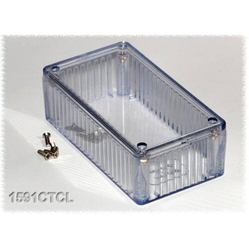 Hammond Electronics 1591CTCL – Universele behuizing – 120 x 65 x 40 mm – Polycarbonaat – Natuur
