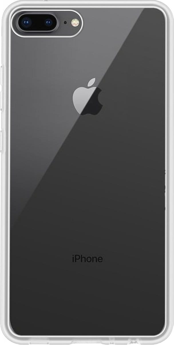 Hoesje Geschikt voor Apple iPhone 7 Plus - Sterk & Shockproof - Hoes Cover - Siliconen Case - Transparant