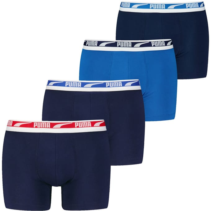 Puma Everyday Multi Logo Boxer 4P Boxershorts
