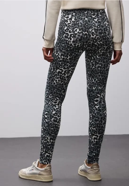Legging met leopatroon