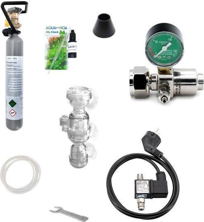 Aqua-noa CO2 SET  200 Basic M - Met Magneetventiel - CO2 Aquarium tot 200 L