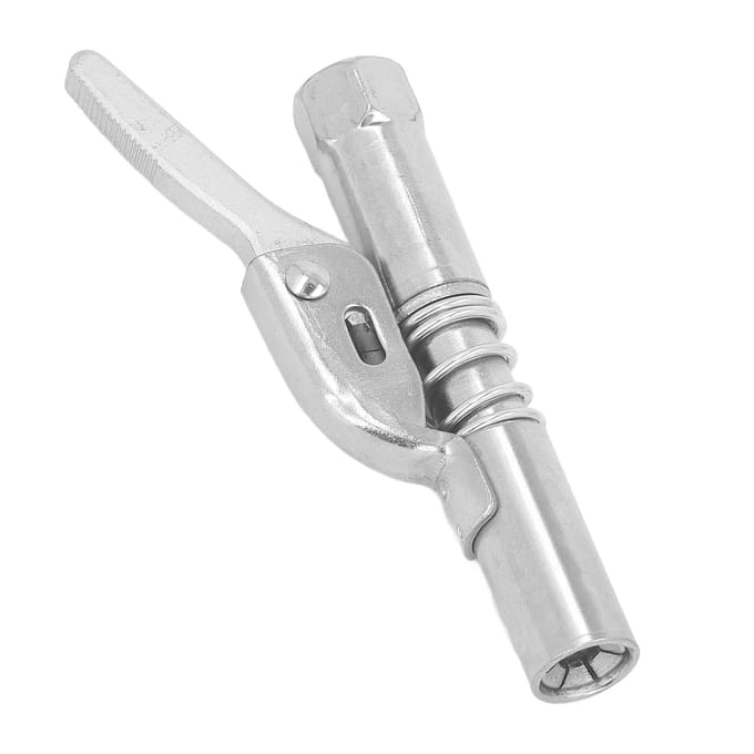 Vetspuit Koppeling Minimum Hoge Druk Snelontgrendeling Lock Tip Olie Injectie Mondstuk gray