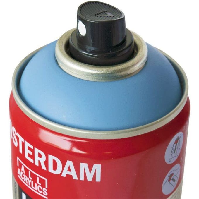 Bombe de peinture Amsterdam 400 ml bleu grisâtre grijs