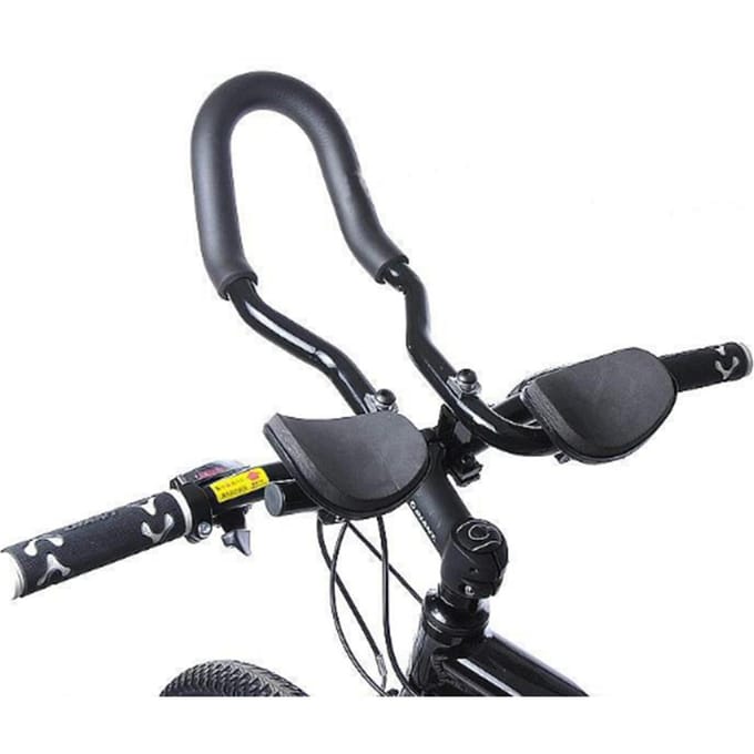 Vélo Barre Aéro Cyclisme Réglable Multi-Position Repose-Bras Guidon Triathlon gray