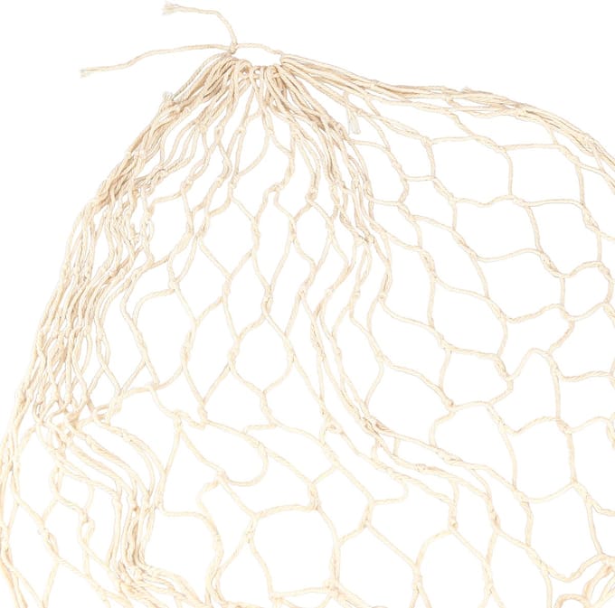 Macramé net, visnet decoratie, zomerse nautische stijl, 85-90x100cm