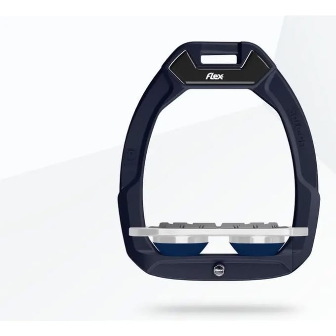 Veiligheidseisen voor paardrijden Plat Grip Bruin/Grijs/Marine Flex-On Safe-On
