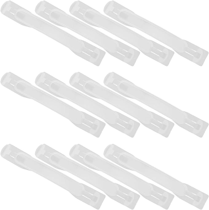 Plastic Handgrepen - Draaghendels Dozen - Verhuisdozen Verplaatsen - Duurzame Kwaliteit - 100 Stuks - Transparant