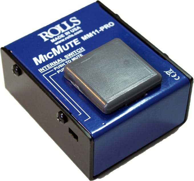 Rolls MM11 Pro MicMute/MicTalk-Switch - Signaalsplitter