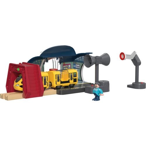 LUPILU Houten treinset (Treinstation-set)