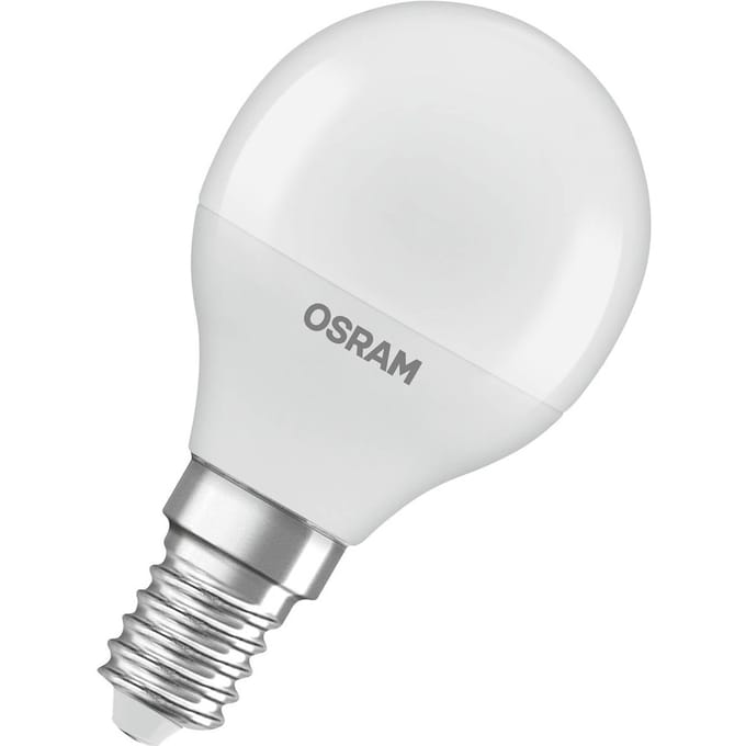 OSRAM LED Classic Star, druppel, mat, E14, 4,9 W, 2.700 K