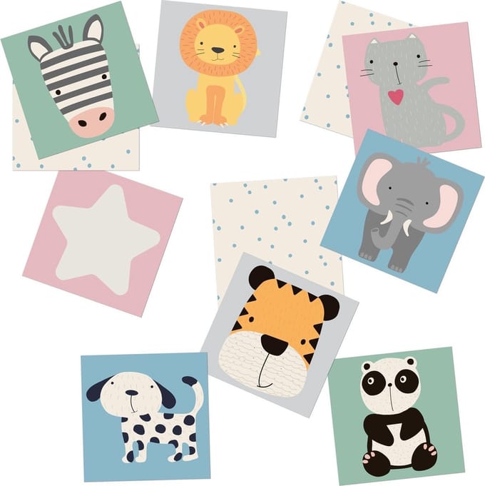 Tender Toys - Memo spel - Dieren - 24-delig
