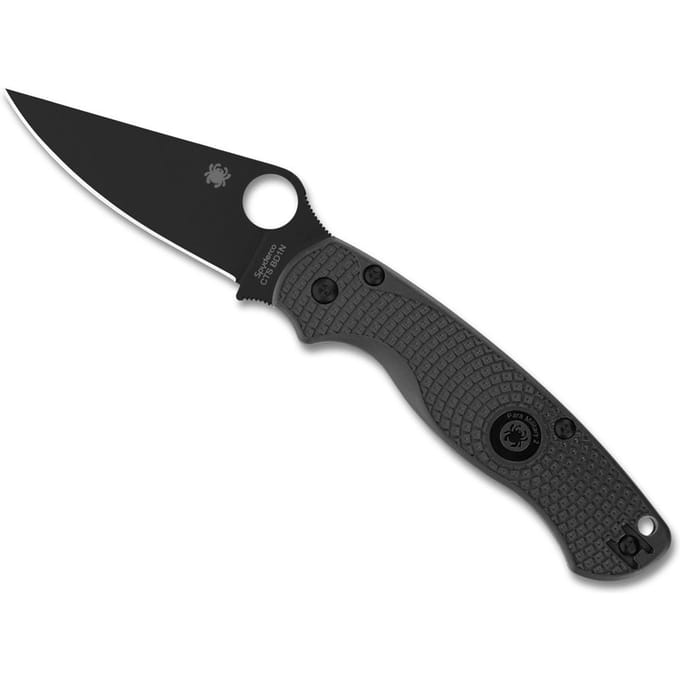 Spyderco Para Military 2 Black Lightweight Black Blade PE – Iconisch Design In Ultralichte Uitvoering