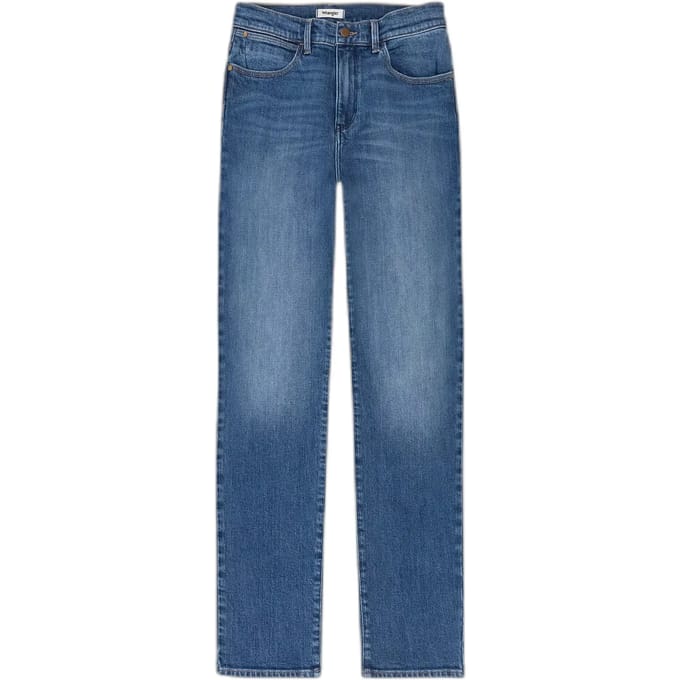 Wrangler Straight Spijkerbroek Blauw 32 / 30 Vrouw