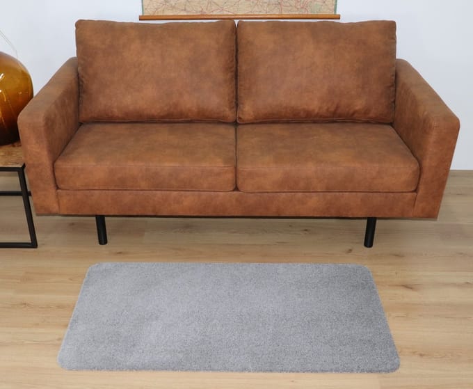 PRIMA - Soft - Wastafelmat - Badmat - grijs - 60x120cm - antislip