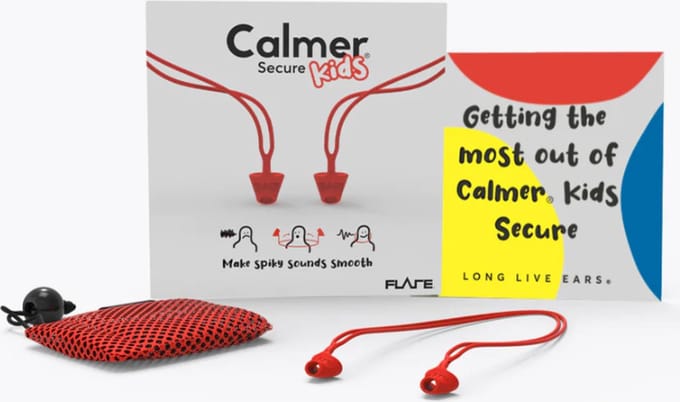 Flare Audio Calmer Secure Kids - Rood