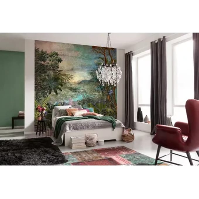Fotobehang Cours Fluvial - Meerkleurig - 2,50m X 250cm