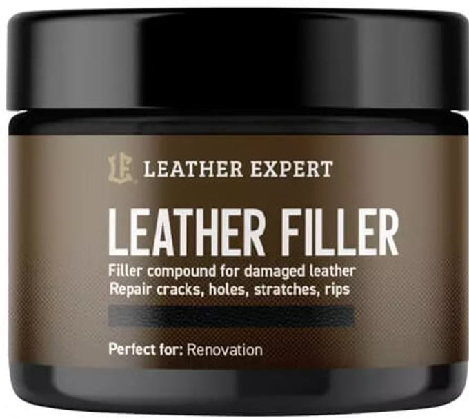 LEATHER EXPERT LEATHER FILLER LEDER PLAMUUR ZWART 50ML