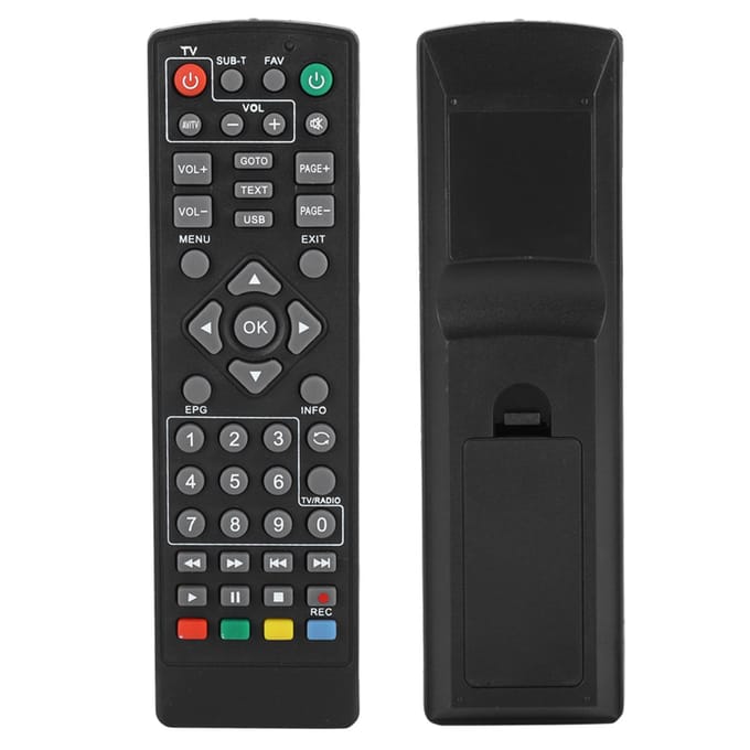 Décodeur de remplacement de haute qualité Télécommande ABS durable blanc