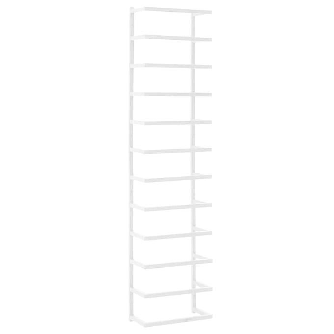 vidaXL - Handdoekenrek - 24x12x96 - cm - staal - wit